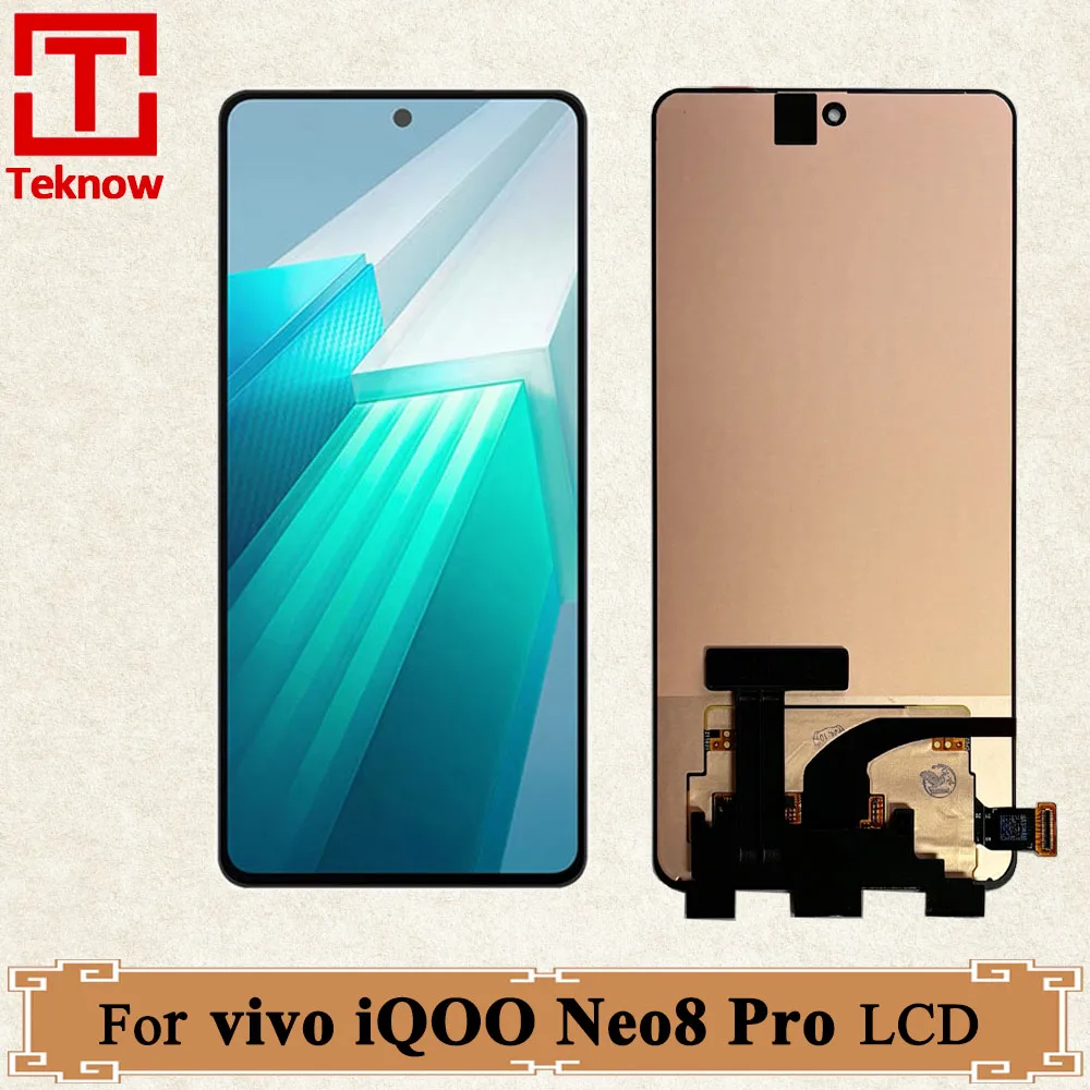 6 78 &quotAMOLED для vivo iQOO Neo8 Pro ЖК-дисплей с цифровым преобразователем сенсорного экрана