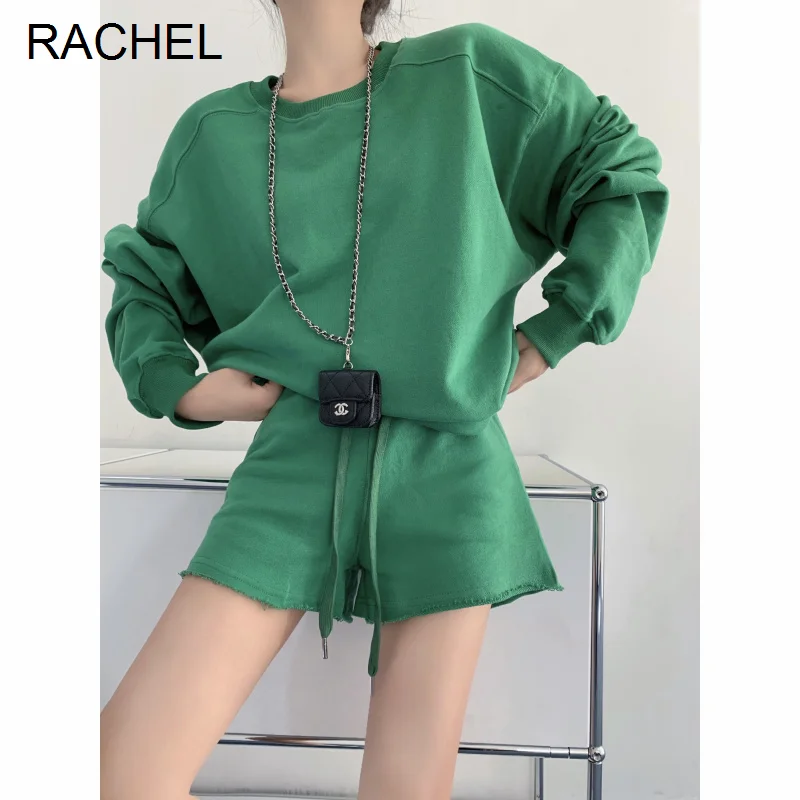 

2021 Autumn Sweater Top Shorts Rac