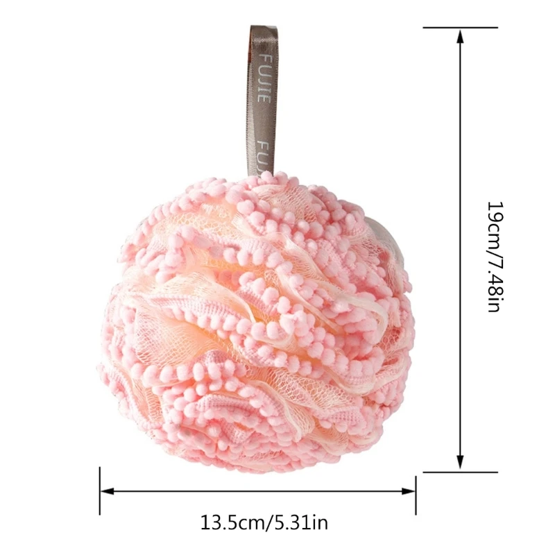 Губка для душа люфа 80 г отшелушивающая губка скребок тела пуфы ванны женщин