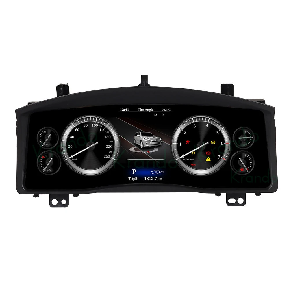 Krando Linux автомобильный цифровой приборный кластер для Lexus LX570 2010-2017 ЖК-дисплей