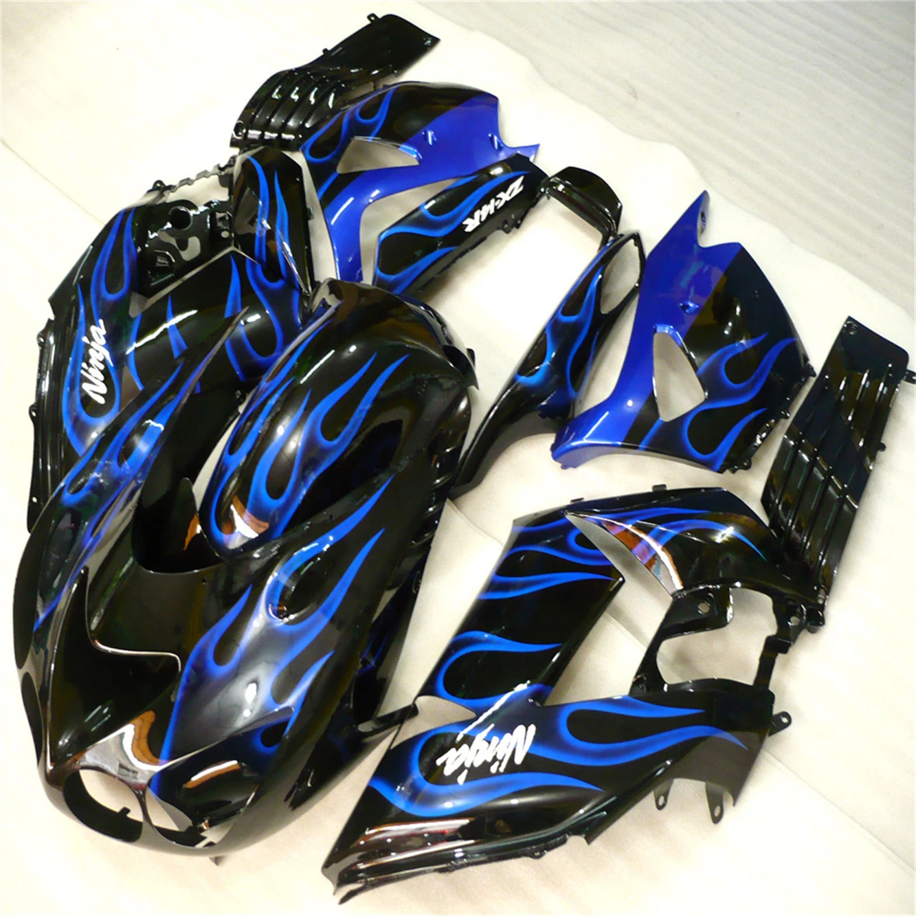 

Para Kawasaki Ninja ZX14R ZX 14R ZZR1400 2006 2007 2008 2009 2010 2011 Motocicleta Kit Plástico ABS Carenagem Injeção Body Bodyk