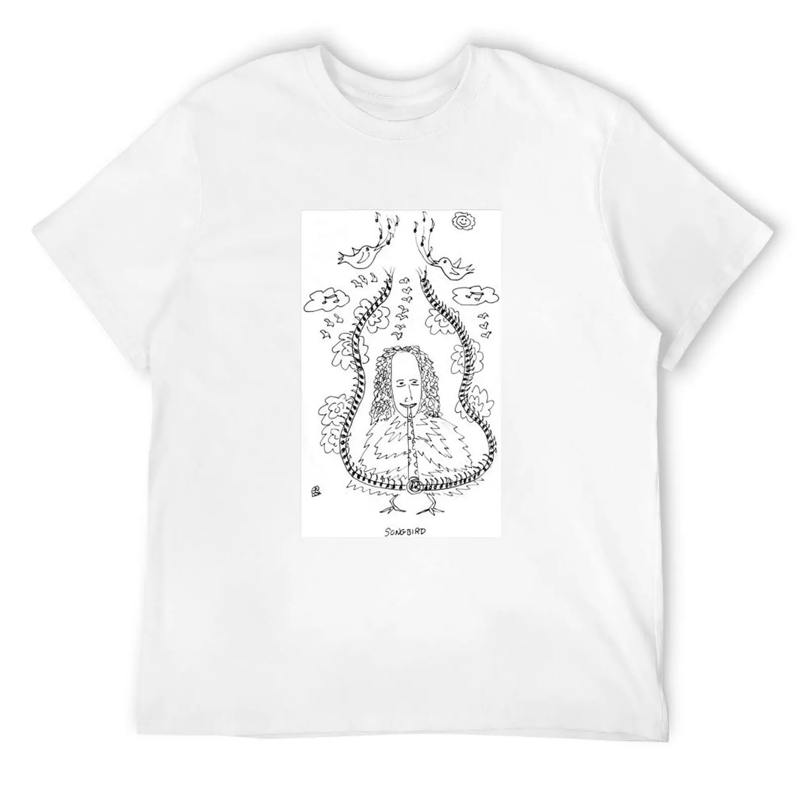 Song Cartoon-футболка с изображением песен летняя одежда футболка рисунком винтажная