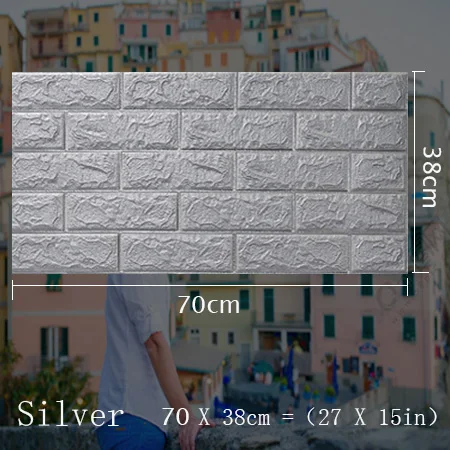 

70x38cm 3D Wall Stickers Self Adhesive