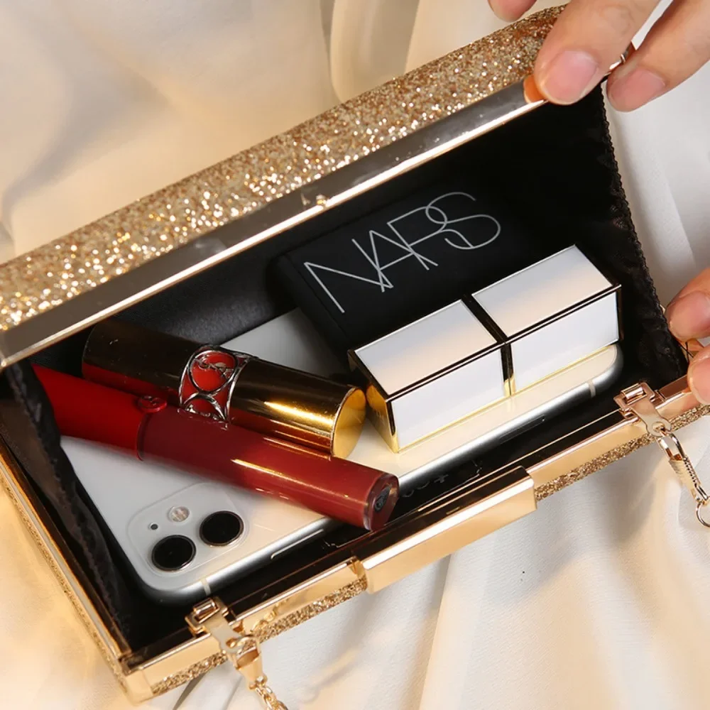 Новинка 2024 года сумка для ужина модная маленькая квадратная через плечо с