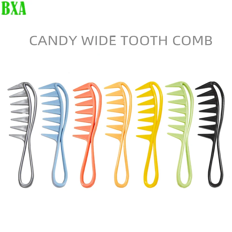 

BXA Massage Comb Wide Tooth Shark Plastic Comb Curly Hair Salon Hairdressing Comb Massage for Hair Styling Tool for Curl Hair