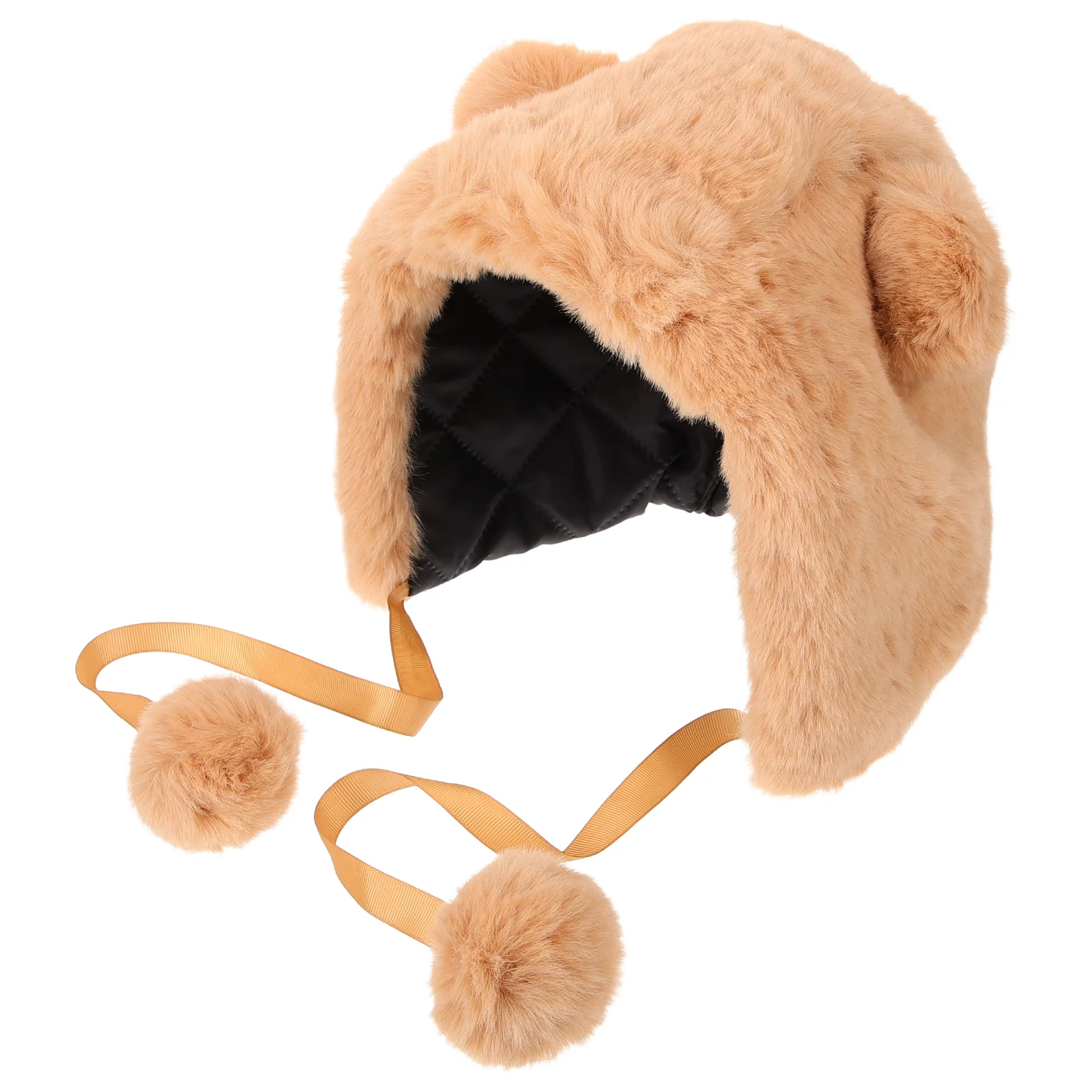 

Зимняя шапка, женские утепленные шапки, осенние и удобные уличные теплые шапки из хлопка и полиэстера для девочек