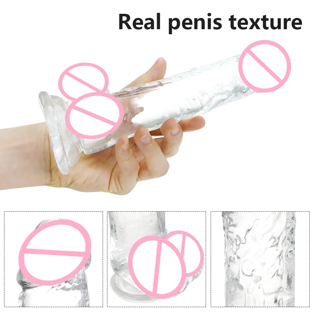 Реалистичный фаллоимитатор XL для женщин искусственная Анальная пробка
