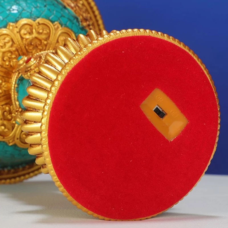 Тибетская электронная масляная лампа перезаряжаемый подсвечник буддийский