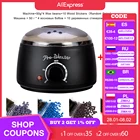 Аппарат для удаления волос, расплав воска, Нагреватель 200 мл, 10 деревянных наклеек, аппарат для удаления волос, набор для воска