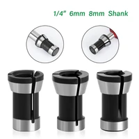 1pc 3pcs collet set 6 35mm 8mm 6mm collet chuck engraving and cutting machine electric executioner cutter accessories
