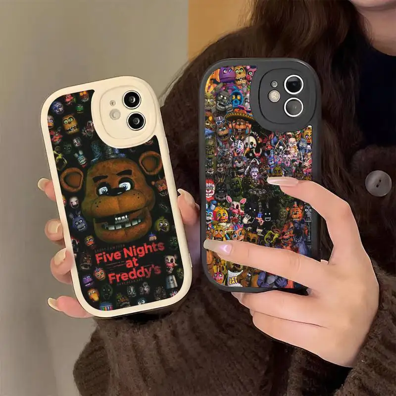 

Fnaf Five-nights-At-Freddys Anime Phone Case Hard Leather Phone Case for iPhone 13 12 Mini 11 14 Pro Max Xs X Xr 7 8 Plus 6 6s