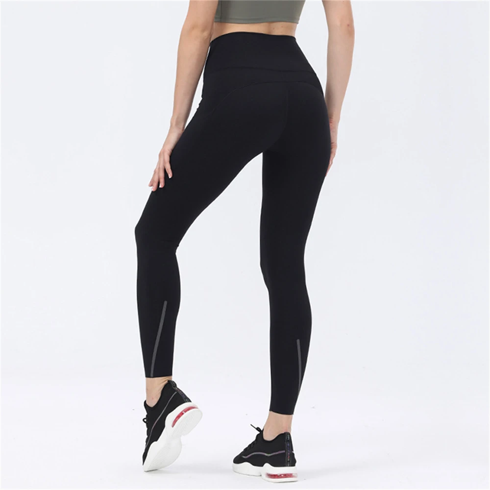 New Women Seamless Yoga Leggings Quick Dry Breathable Sports Pants High Waist Hip Lifting Gym Running Fitness Leggings