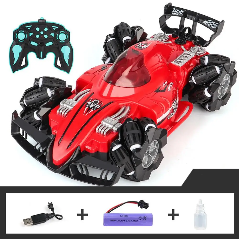 

2.4g Spray Drift Remote Control Car Children Four-wheel Drive Off-road Stunt Racing Rc Car Toy For Birthday Gifts