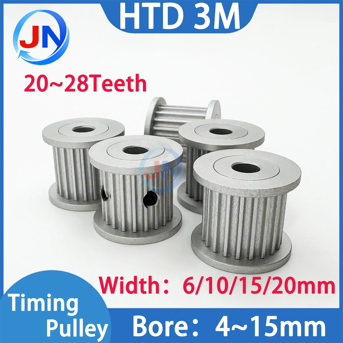 

Шкив ГРМ HTD3M 20-28 зубьев
