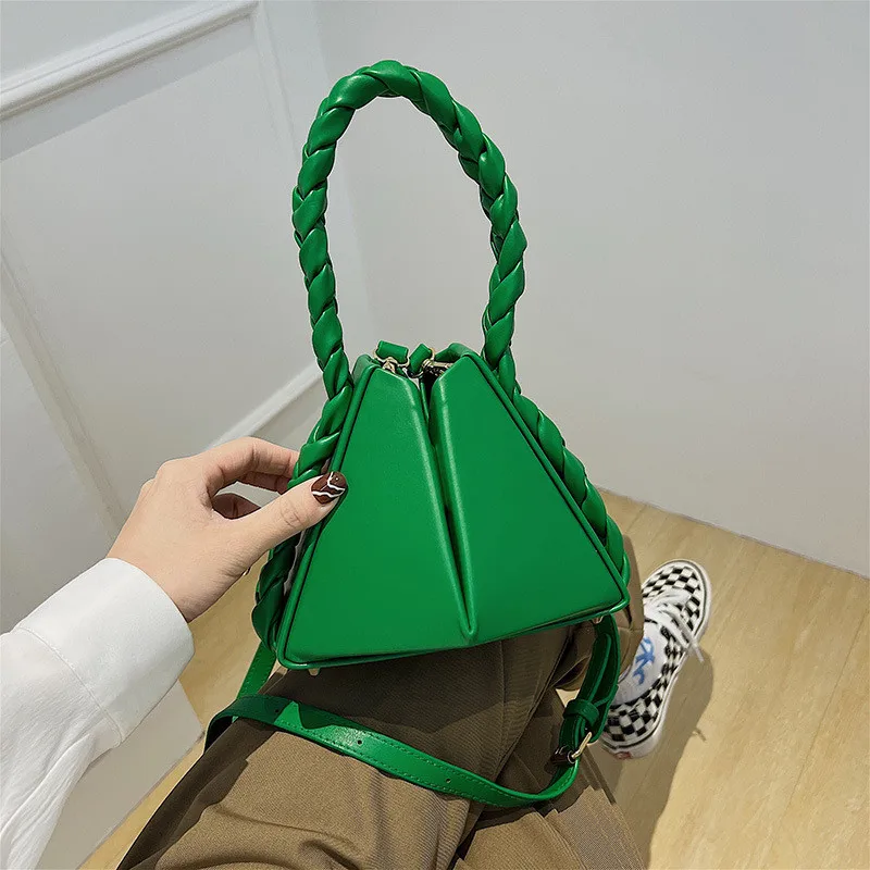 

Fashion Women's 2022 Trend Shoulder Bag Shopper Handbag Luxury Female Bag Mini Fold Leather Crossbody Tote Top Handle Bag Purses