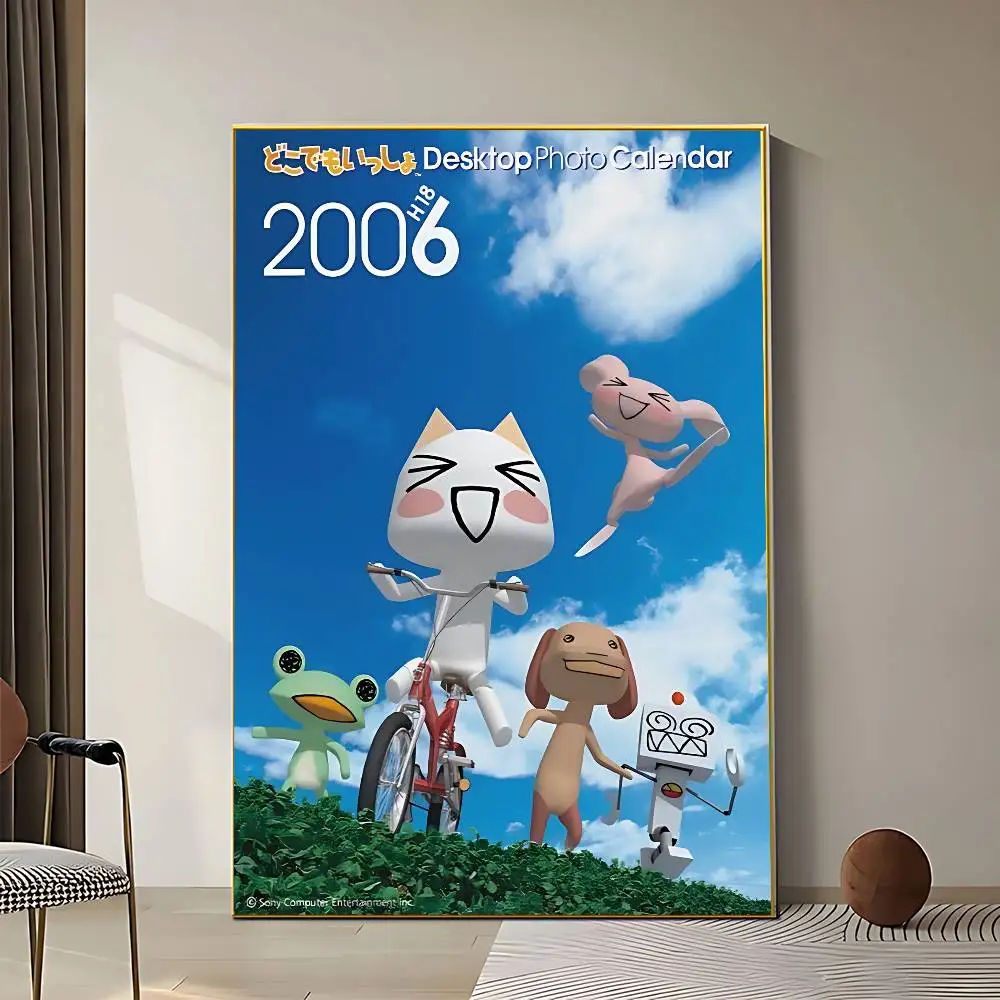 Фото I-Inoue T-Toro CUTE Cat HD качественные настенные художественные ретро постеры для домашнего декора комнаты Kawaii Декор комнаты №5