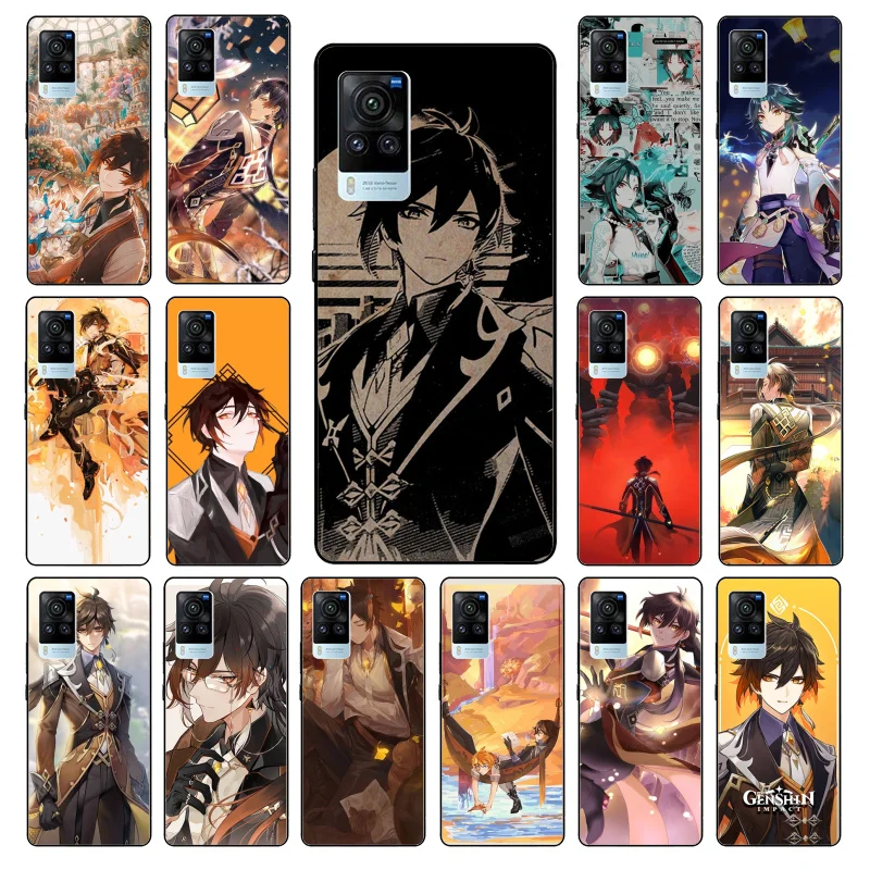 

Zhongli Genshin Impact Phone Case for VIVO V21E V21 V23 V23E V2109 Y53S Y33S Y55 Y76 Y31 Y21 Y72 Y01 Y21S Y11S