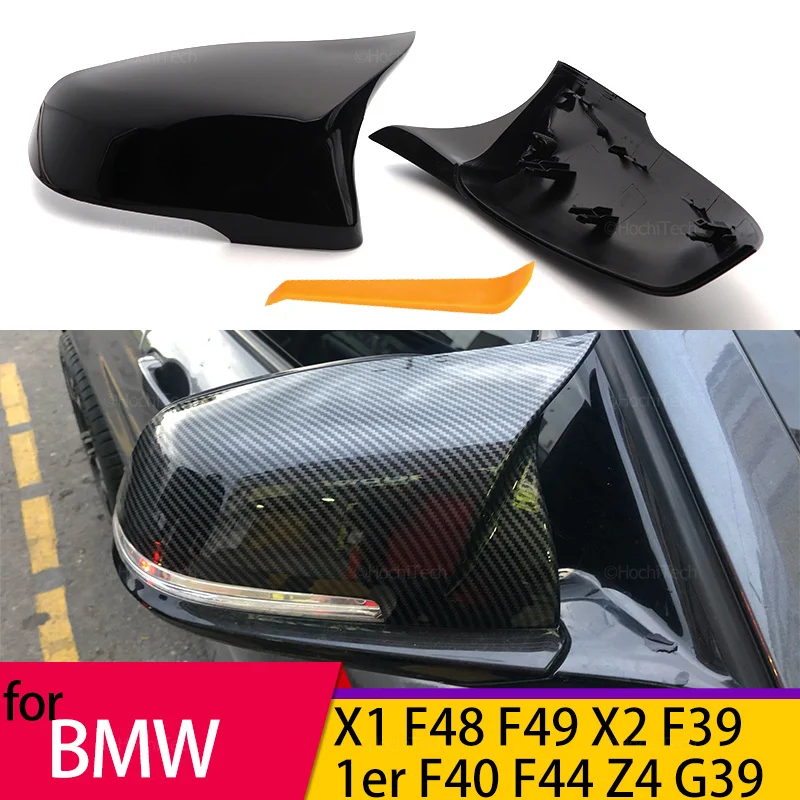 

Стильные черные боковые колпачки для зеркала из углеродного волокна для BMW X1 F48 X2 F39 F40 F53 F44 Z4 G39 Toyota Supra боковое зеркало заднего вида