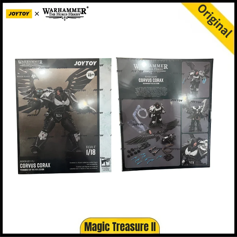Фото В наличии: JOYTOY 40K Raven Guard Corvus Corax, Праймарх XIX Легиона, с когтями-молниями, изготовленными артифактором. №1