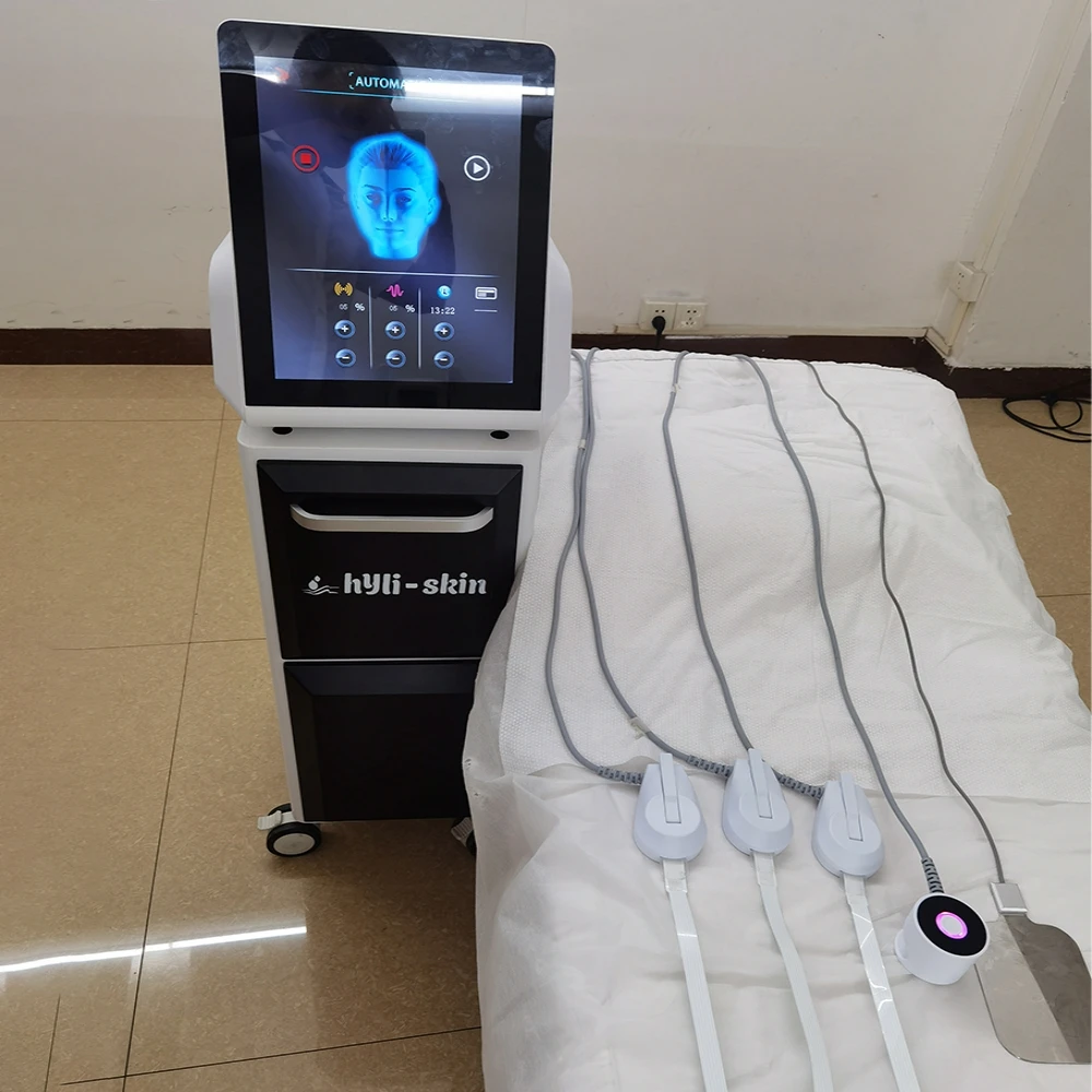 EMRF Лифтинг для лица Подтяжка кожи EMS RF Средство увеличения мышц Скульптура Pe FACE