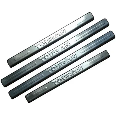 

Для Volkswagen Touran 2004 2005 2006 2007 2008 2009 2010 2011-2013 накладка на порог из нержавеющей стали, Стайлинг автомобиля