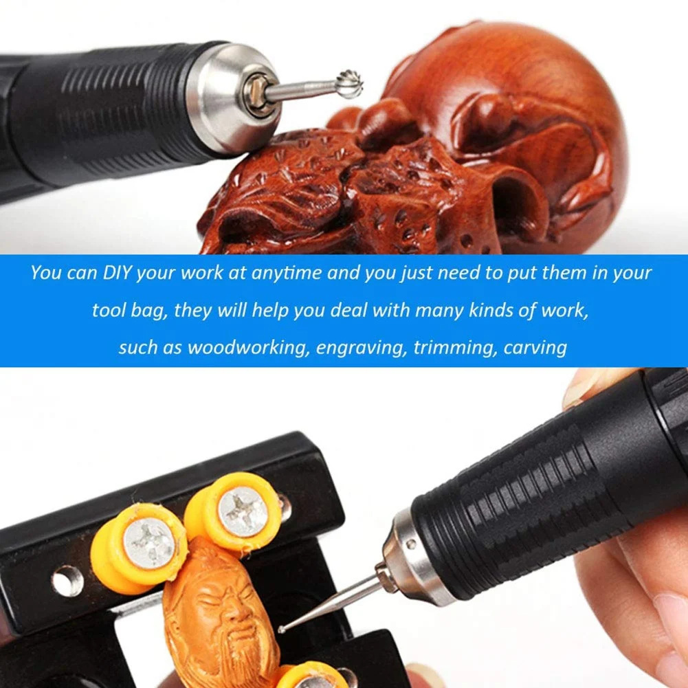 20 шт. твердосплавные гравировальные биты из быстрорежущей стали для набора фрез