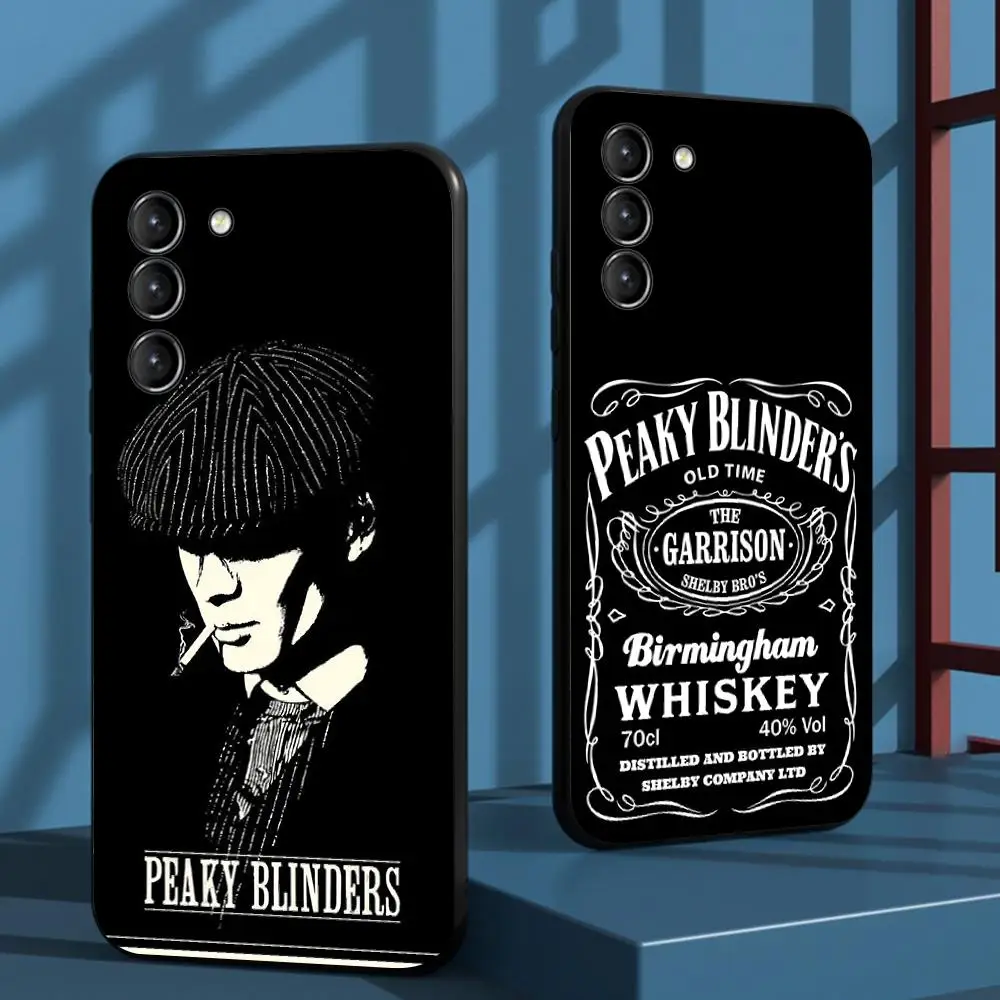 Фото Модный чехол для телефона P-peaky blinders для Samsung Galaxy S26 S25 S24 S23 S22 S21 Plus Ultra Note20, мягкий, черный №1