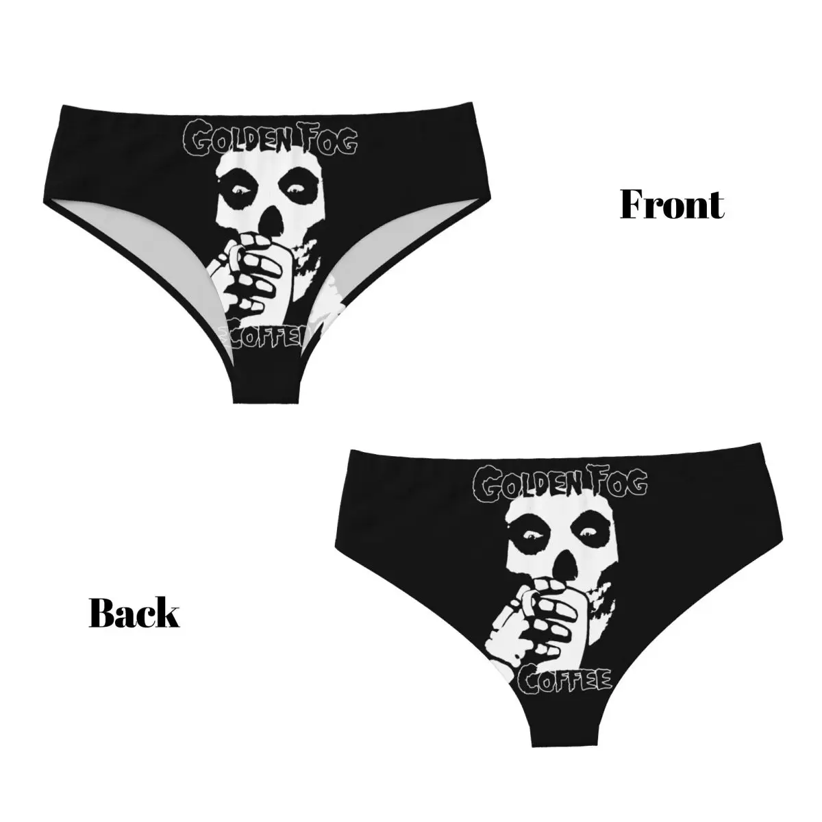 Фото Женские трусики Custom Misfits Horror Punk Rock Band, дышащие, эластичные, подарок на День святого Валентина №4