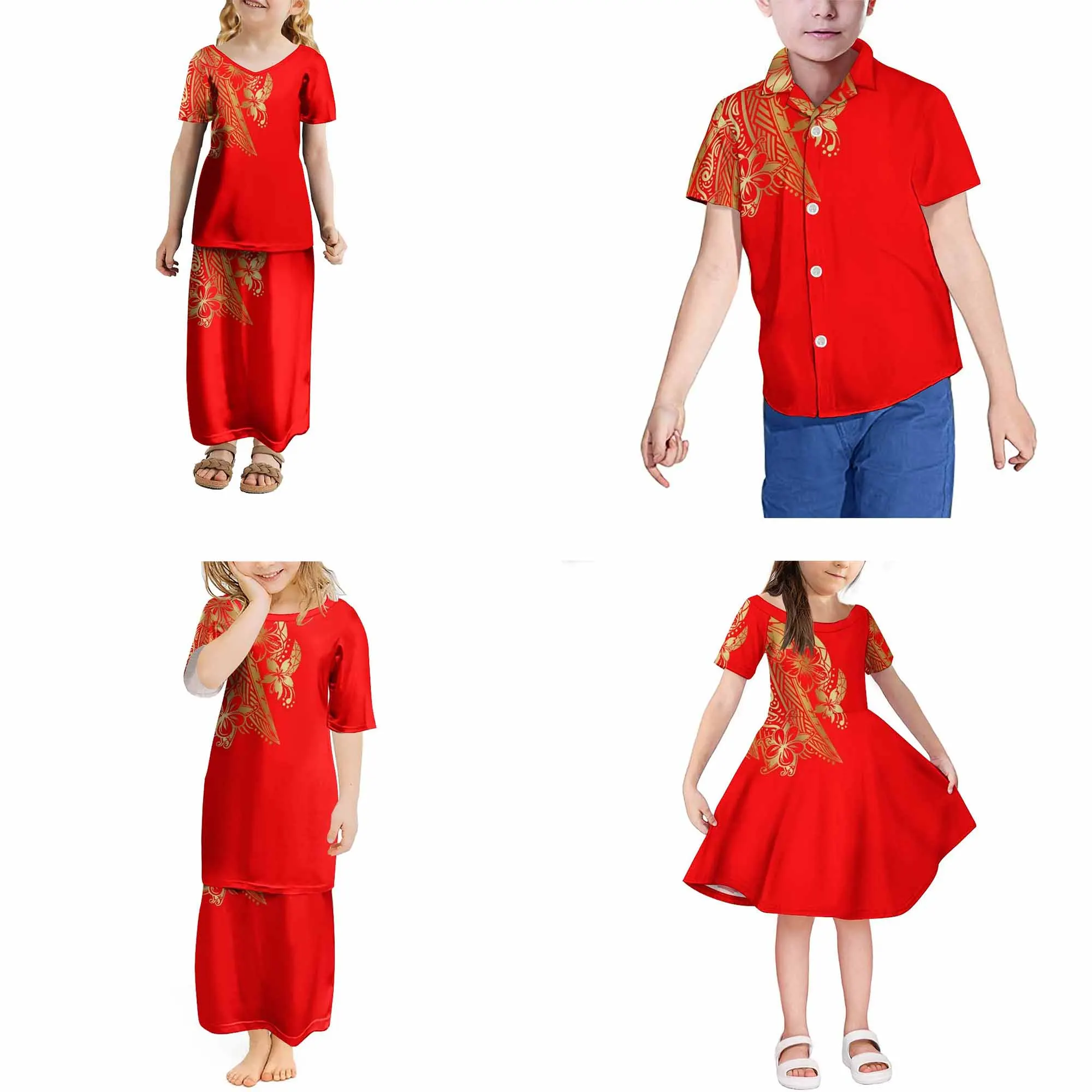 

Custom dress Home suit women's dress men's shirt girl boy