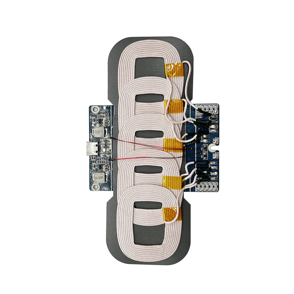

Multi Coils Wireless Charger DIY Module PCBA Circuit Board Coil For iPhone 12 11 X Galaxy S20 XIAOMI HUAWEI Qi Wireless Charging