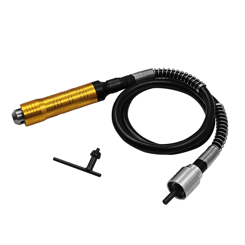 Flexible Shaft Tube Extension with 0.3-6.5mm Drill Chuck for Dremel Die Grinder Hand Drill Electric Rotary Tools