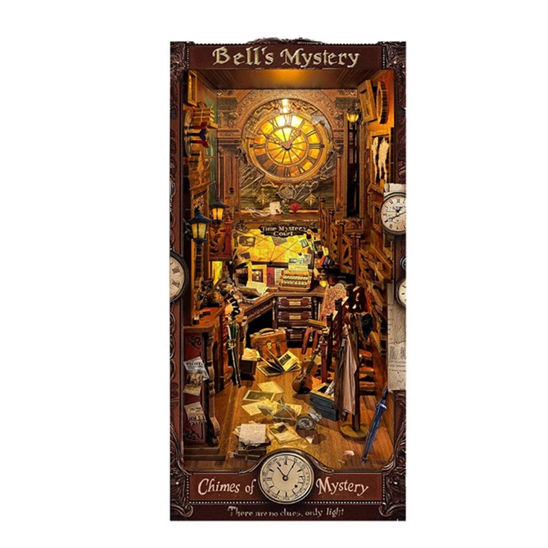 DIY книжный уголок наборы вставок для полки колокольчик таинственный коттедж