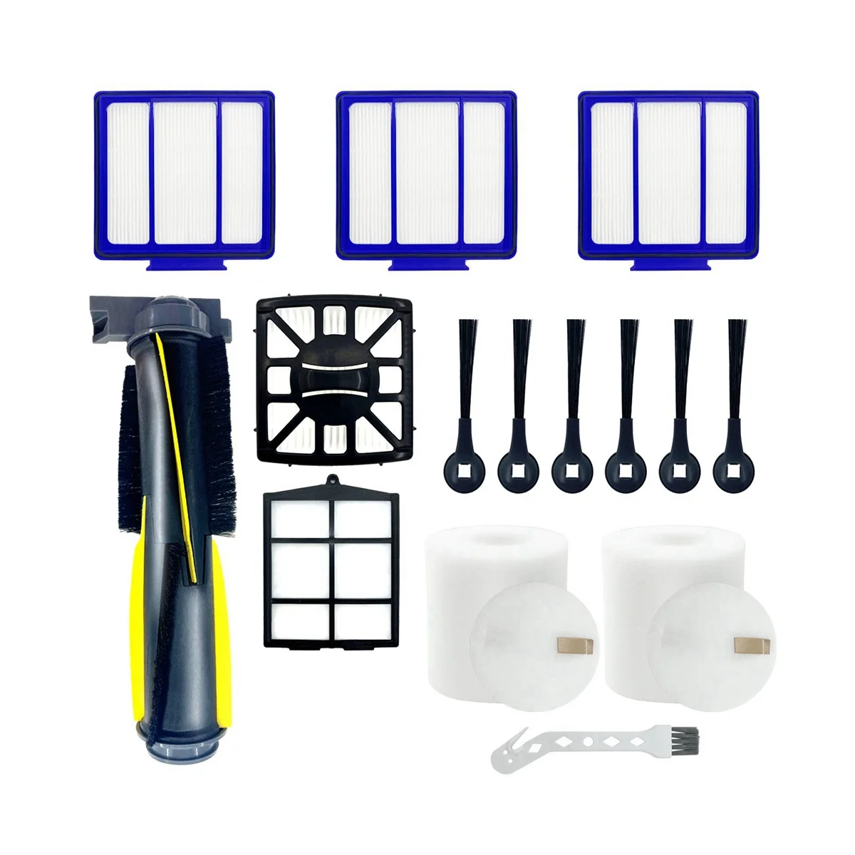 

Replacement Parts Main Brush Side Brush HEPA Filter for Shark IQ RV1001AE RV101 Robots Vacuum Cleaner Accessories