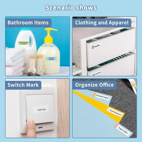 Phomemo Q30 Беспроводной принтер этикеток Принтер Bluethooth Карманный термопринтер для изготовления наклеек для этикеток Иврит Приложение Аналогично как Niimbot D110 D11