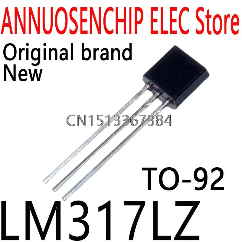 Новинка, оригинальный регулятор напряжения LM317 TO92, от 1,2 В до 37 в, мА, от А до-92, LM317LZ, 20 шт.