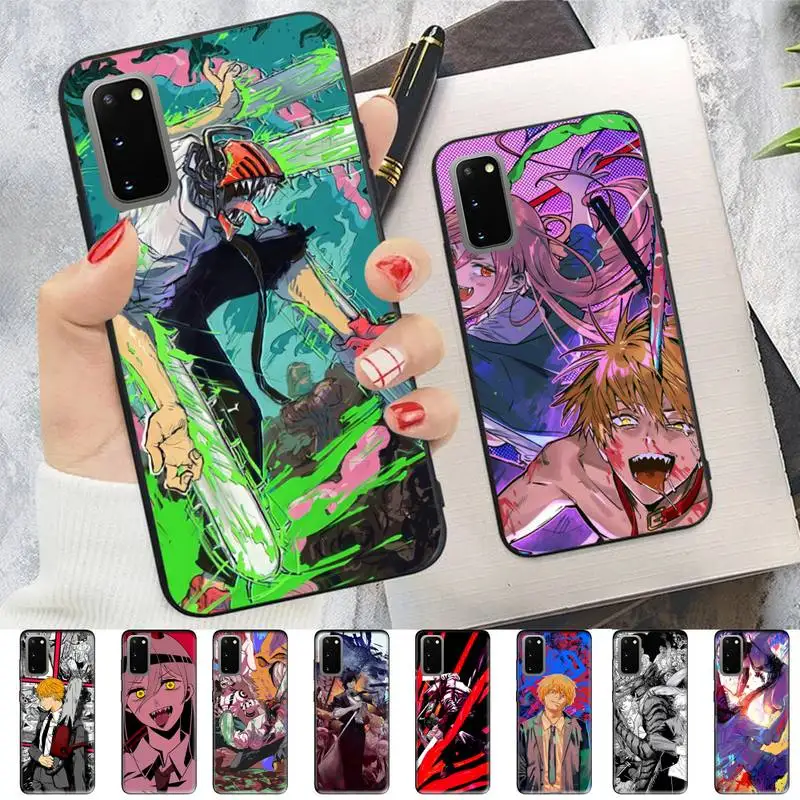

Chainsaw Man Phone Case for Samsung S10 21 20 9 8 plus lite S20 UlTRA 7edge