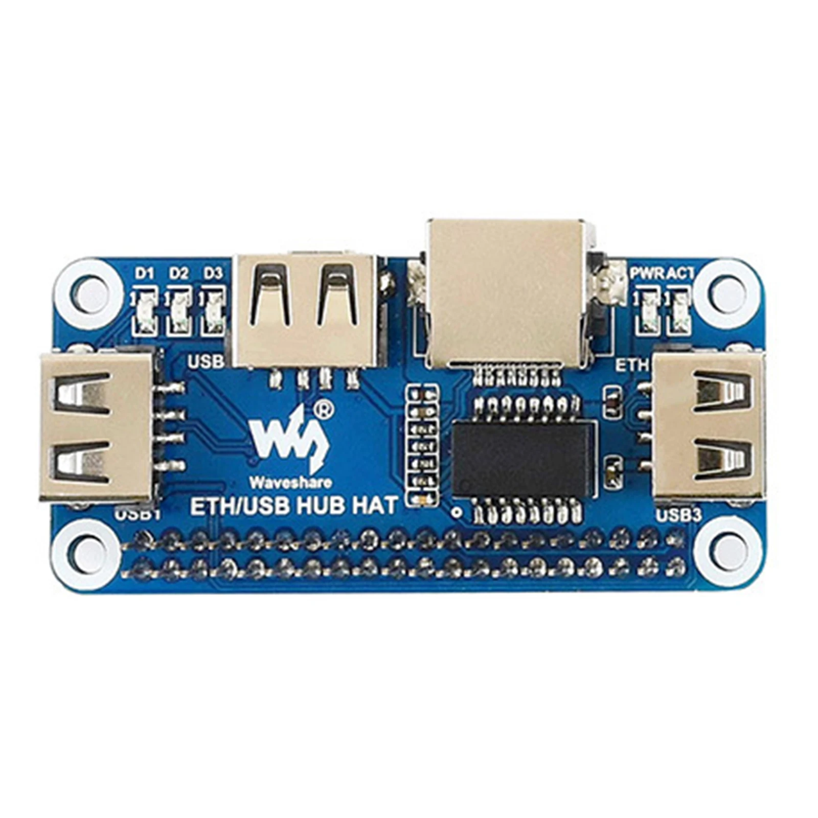

Plug&Play 3x USB 2.0/1.1 Ethernet To RJ45 Hub Extension Board+Micro USB Connecter Set for Raspberry Pi Zero (W/WH)