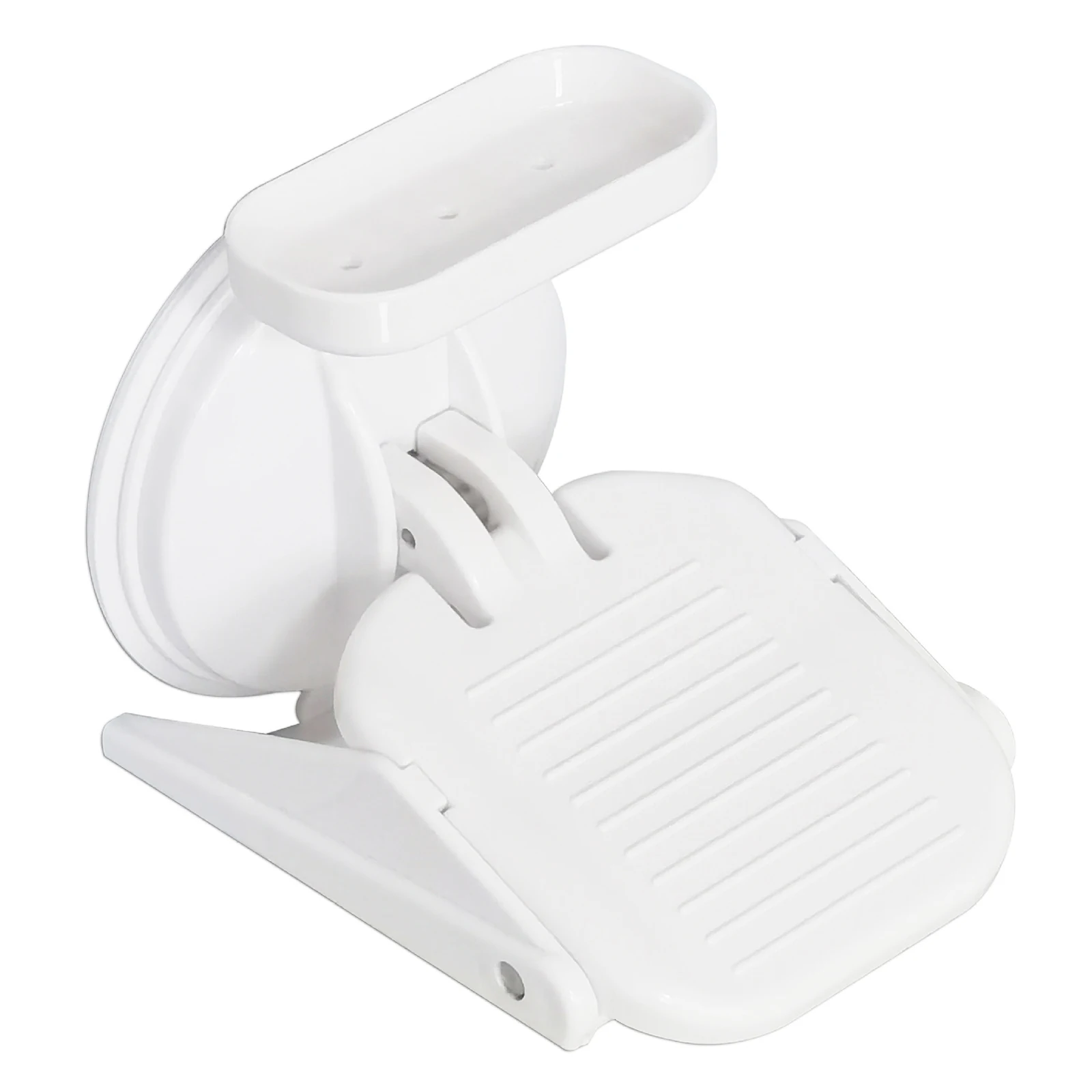 

Tools Shower Foot Rest Shower Mat White 160*116*100mm ABS+TPU+stainless Steel Bathroom Bath Foot Pedal Brand New