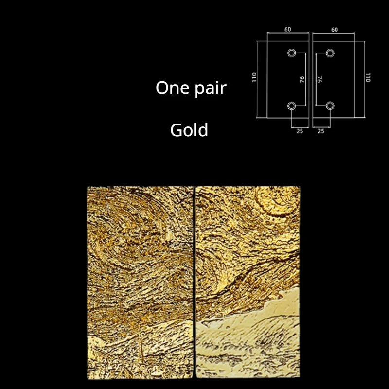 

Ручки для шкафов TinyHob Звездное небо, латунь, золото