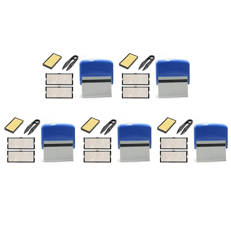 5-Кратный Набор самоклеящихся штампов С индивидуальным названием компании