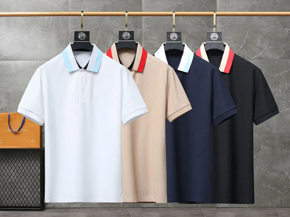 

Men's POLO Shirts 2022 Summer New Cotton Fabric Comfortable Breathable Business Casual Style High Quality T-Shirts