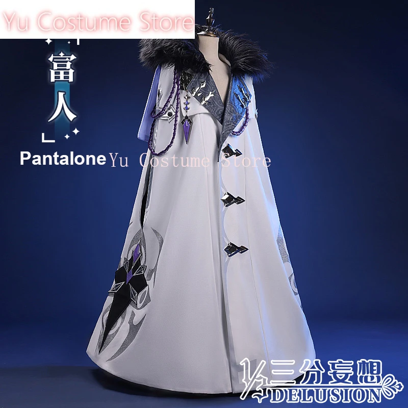 Ю Аниме! Genshin Impact Fatui Pantalone Scaramouche игровой костюм красивый плащ униформа косплей