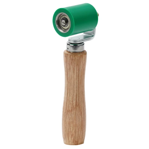 Двухсторонний ролик для ручной сварки с ручкой из твердой древесины, устойчивый к высоким температурам, для водонепроницаемых и брезентовых мембран