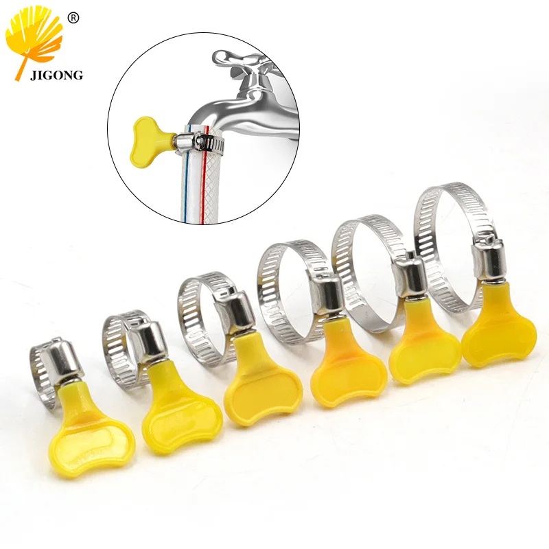 

Трубчатый зажим для Пластиковой ручки, зажим для шланга из нержавеющей стали 304, обруч 10 мм-16 мм/13-19 мм/16-25 мм/19-29 мм/22-32 мм/25-38 мм/