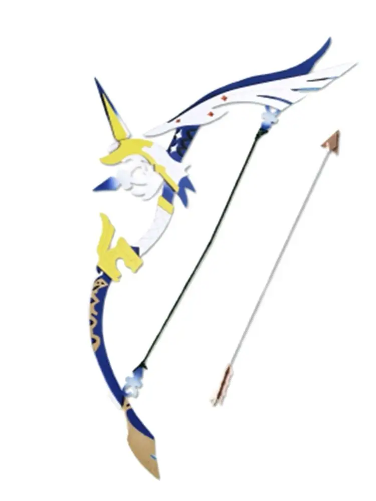 

Игровой лук GANYU, оружие для игры Genshin Impact 1 м, лук для Amos 1:1, воссозданный янтарь, реквизит для косплея, аниме аксессуар, подарок на Новый год 2023