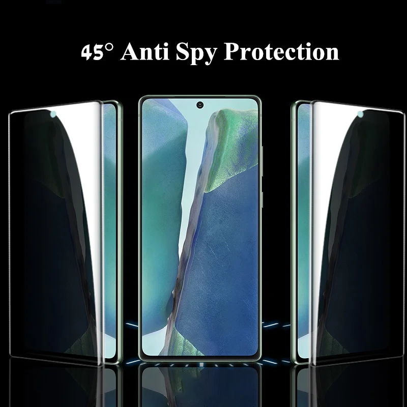 Anti-Spy Tempered Glass for Samsung Note 20 Ultra Full Cover Privacy Screen Protector for Galaxy Note 20 Ultra Protection Case