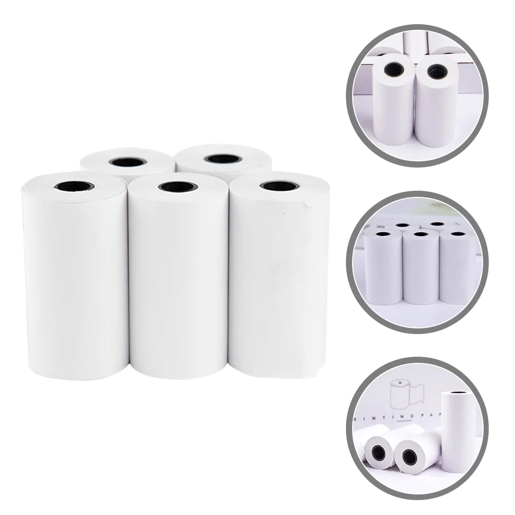 

5 Rolls of Multipurpose Thermal Paper Rolls Thermal Cash Register Papers Transfer Printing Papers