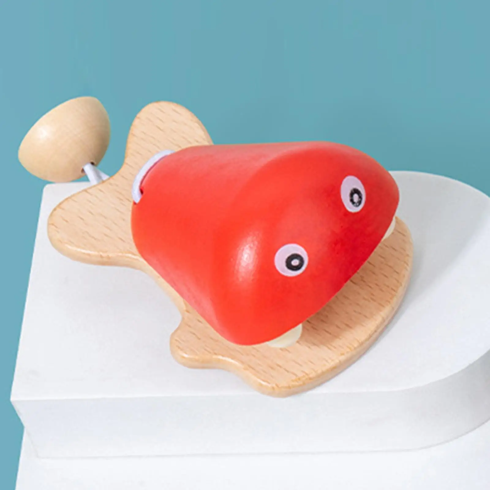Деревянная рыба Кастанет игрушка развитие прослушивания способность для детей