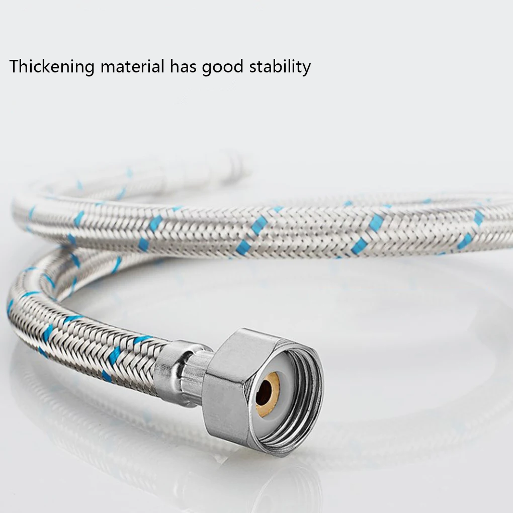 

Water Line Stainless Steel Braided G1 4 Hot Cold Water Supply Faucet Connector Hoses with Red and Blue Stripes