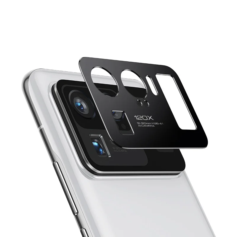 

For Xiaomi 11 Ultra Back Camera Lens Aluminum Metal Sheet Lens Screen Protector for Xiaomi 11ultra Protective Back Camera Lens